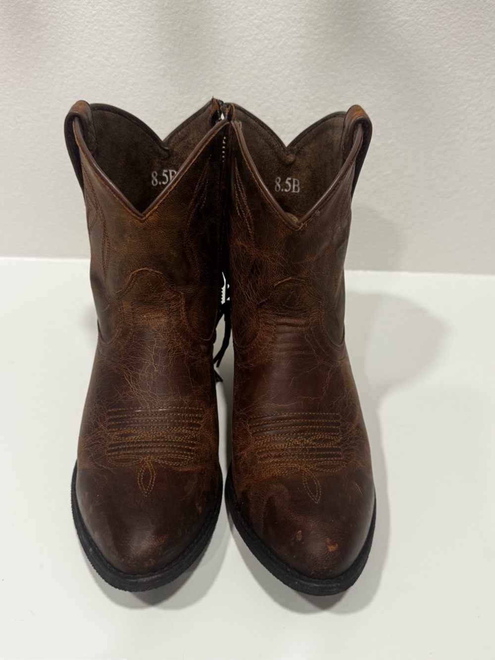 Ariat Brown Leather Cowboy Boots